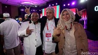 Neno Warisman turut hadir dalam debat terakhir Pilpres 2019 untuk mendukung Prabowo-Sandiaga Uno.