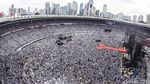 Pol! Massa Jokowi-Amin Putihkan GBK