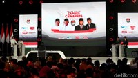 Kabinet Indonesia Maju dirombak Presiden Joko Widodo (Jokowi) jelang akhir tahun 2020. Total 6 menteri baru dipercaya Jokowi mengemban amanah dan akan dilantik besok pagi. Reshuffle kabinet kali ini bikin Prabowo Subianto-Sandiaga Uno kembali reuni. Agung Pambudhy/Dok. Detikcom.