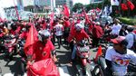 Antusiasme Massa Kampanye Jokowi di Bundaran HI