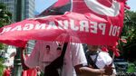 Antusiasme Massa Kampanye Jokowi di Bundaran HI