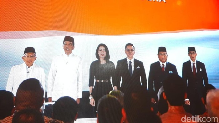Debat Pilpres 2019 kelima. (Foto: Dwi Andayani/detikcom) Debat Pilpres 2019 kelima. (Foto: Dwi Andayani/detikcom)