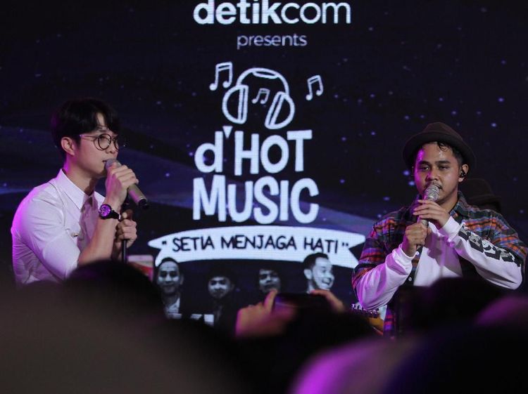 Histeris Penonton untuk Yovie & Nuno di dHOT Music Setia Menjaga Hati