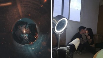 Membuat foto juga membutuhkan imajinasi yang tinggi bagi sang fotografer. (Foto: Instagram/omahi_)