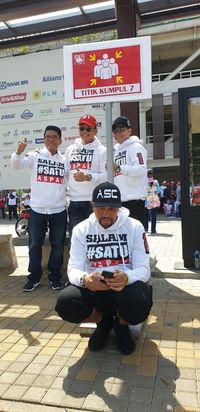 Bamsoet dan Crazy Rich Priok Konvoi Naik Moge ke Konser Putih Jokowi