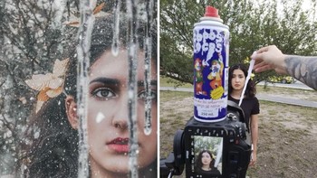 Begini caranya jika ingin mengambil foto dengan efek salju. (Foto: Instagram/omahi_)