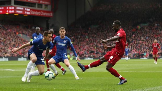 Liverpool kalahkan Chelsea 2-0 di Liga Inggris.