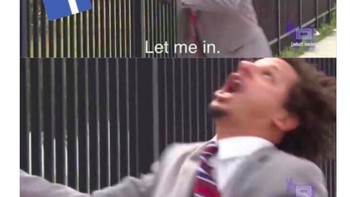 Bersikeras masuk Instagram dan Facebook tapi selalu gagal. Foto: istimewa