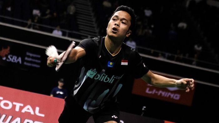 Anthony Sinisuka Ginting (Theodore Lim / AFP)