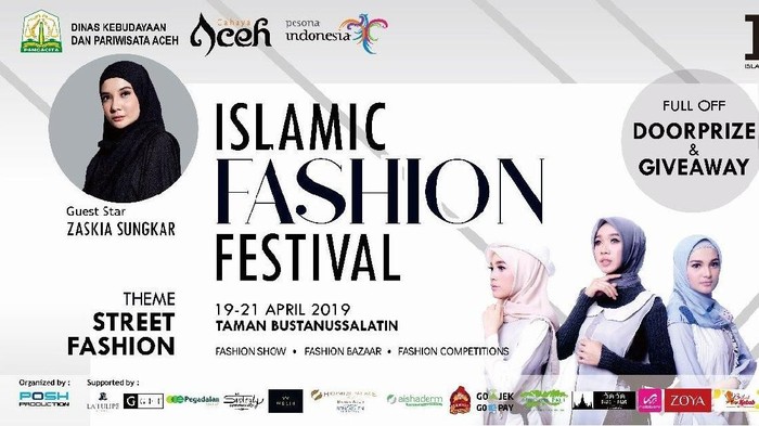 Aceh Bikin Islamic Fashion Festival, Hadirkan Zaskia Sungkar