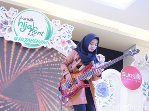 Cabik Bas, Peserta Sunsilk Hijab Hunt 2019 Padang Curi Perhatian
