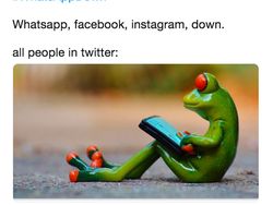 Facebook, WhatsApp dan Instagram Down Laris Jadi Meme
