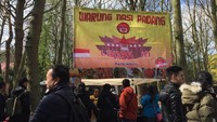 Bahkan, pihak penyelenggara juga membuat bazaar makanan Indonesia (Istimewa/Puspita) 