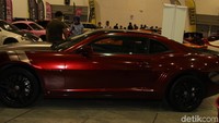 Ada dua unit muscle car di perhelatan tersebut. Salah satunya milik Reza, warga asli Malaysia yang cinta dunia modifikasi. Foto: Ruly Kurniawan/detikcom