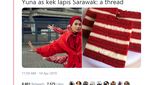 Kreativitas Netizen Samakan Baju Penyanyi Malaysia Yuna dengan Kue Lapis