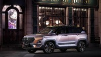 Mobil anyar ini juga masih menggunakan bahasa desain yang sama pada Baujon 510 dan 530 SUV. Namun yang berita besarnya adalah penggunaan logo berbentuk berlian baru merek tersebut. Foto: Pool (carscoops)