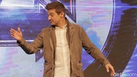 Cerita itu dikisahkan oleh Jeremy Renner saat hadir di jumpa pers Avengers: Endgame di Korea Selatan yang dihadiri detikHOT. Foto: Asep/detikHOT