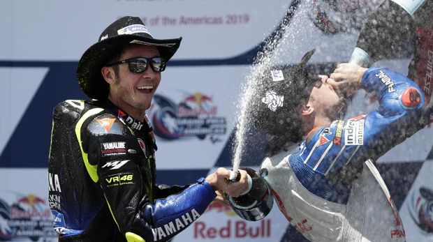 Valentino Rossi tujuh kali menang di MotoGP Italia.