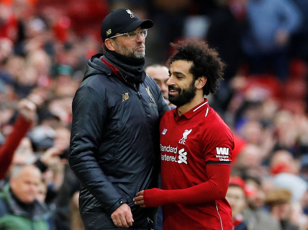 Agen Mo Salah Ketawain Klopp? (Reuters)
