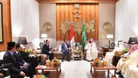 Momen Jokowi bertemu dengan Putra Mahkota Muhammad bin Salman (Pangeran MBS) (Foto: Dok. BPMI)