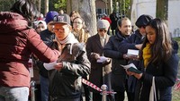 Ketua PPLN Den Haag 2019 Moeljo Wijono mengatakan, partisipasi pemilih pada pemilu 2019 meningkat drastis. Tahun 2014, partisipasi warga dalam Pilpres yang datang ke TPS sebanyak 2328 orang, sementara tahun 2019 sebanyak 4,530 orang. Andre-Yance/PPLN Den Haag.
