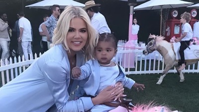 Mengintip Mewahnya Pesta Ulang Tahun Pertama Putri Khloe Kardashian