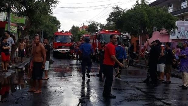 Kompor Meledak, 3 Warung di Kuta Kebakaran