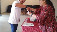 Jumlah DPT sebanyak 180 orang dengan jumlah suara yang terpakai adalah sebanyak 156 suara. Dok. KBRI Lagos.