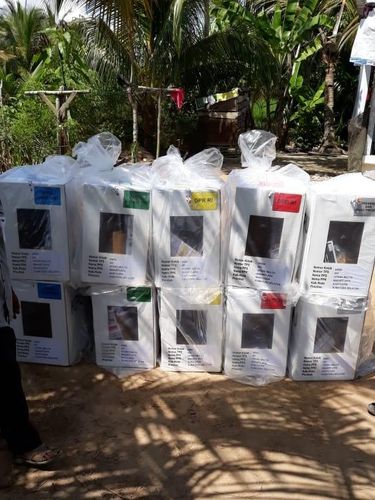 Daerah Sulit Dijangkau, Kotak Suara di Banyuasin Dikirim via Perahu