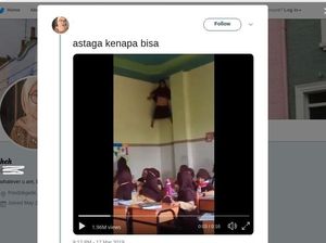 Viral Bocah Panjat Tembok, Netizen: Mirip Spiderman!