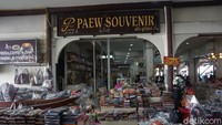 Inilah Pasar Damnoen Saduak, salah satu pasar terapung yang ada di Thailand (Shinta/detikcom)