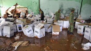 Ratusan Kotak Suara di Bogor Rusak Diterjang Banjir