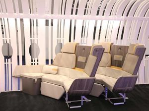 Inovasi Baru: Kursi Pesawat Seperti Sofa