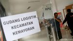 Logistik Pemilu di Kemayoran juga Mulai Didistribusikan