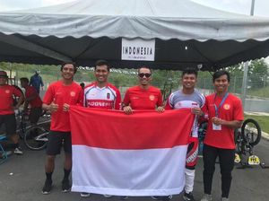 Raih Tiga Medali di Malaysia, Tim BMX Indonesia Kurang Puas