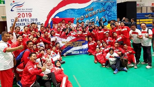 Indonesia Borong 8 Emas di Kejuaraan Karate Asia Tenggara