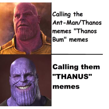 Meme Ant-Man Masuk ke Bokong Thanos Jadi Favorit Robert Downey Jr