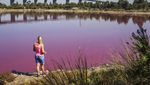 Foto: Danau Pink yang Cantik, Tapi Jangan Disentuh