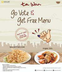 7 Tempat Makan yang Punya Promo Pemilu 17 April 2019