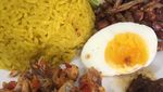 Sedap Sekali! Pagi-pagi Makan Nasi Kuning Manado yang Pedas Gurih