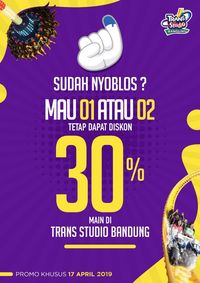 Habis Nyoblos, Traveler Bisa Dapat Promo Trans Studio Bandung!