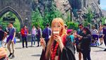 Cantiknya Rose Blackpink di Universal Studios Hollywood