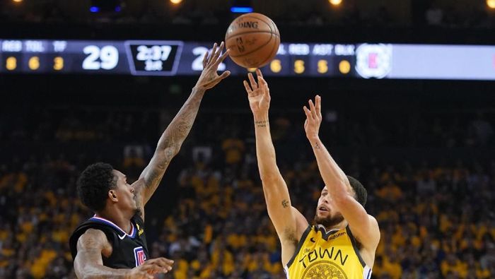 LA Clippers comeback dan kalahkan Golden State Warriors (Kyle Terada-USA TODAY Sports)