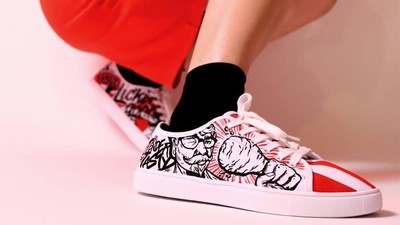 KFC Rilis Sneakers Edisi Terbatas, Cuma Ada 8 Pasang di Dunia