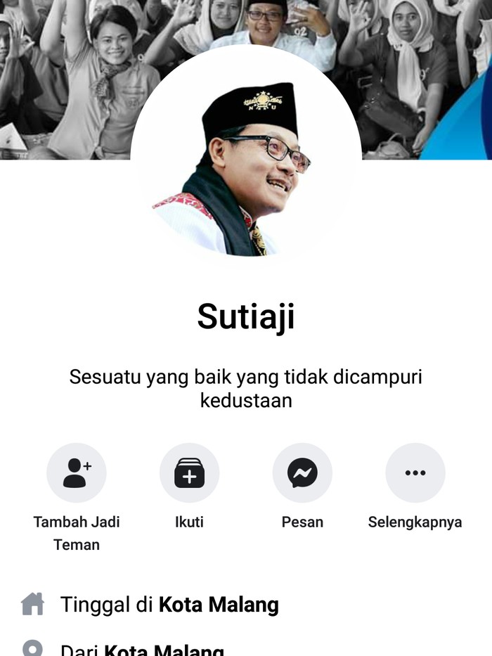 Hati-hati, Akun FB Wali Kota Malang Dipalsu, Pelaku Minta Donasi