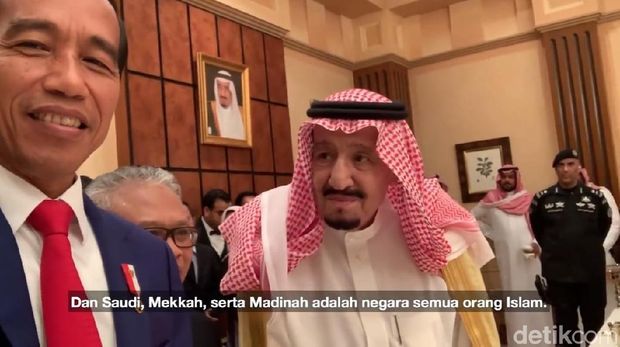 Nge-vlog Bareng, Jokowi Ungkap Pesan Raja Salman untuk Indonesia