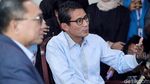 Senyum Sandiaga Uno Saat Temui Ketua MPR Zulkifli Hasan