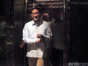 Sandiaga Uno Mulai Pulih, Cegukan Hilang