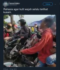 Selain berbahaya untuk pernapasan, bisa juga membuat wajah kusam.