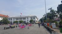 Pagi Ini Kawasan Kota Tua Masih Sepi